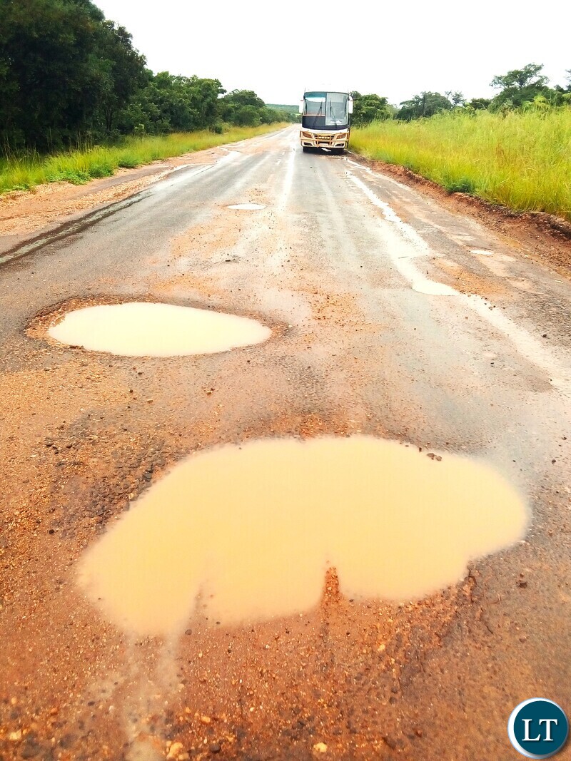 Portholes on the road