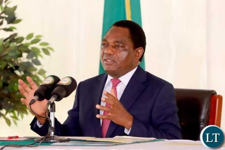 President Hichilema is rightly upset that the former President who ruined the economy wants to come back.