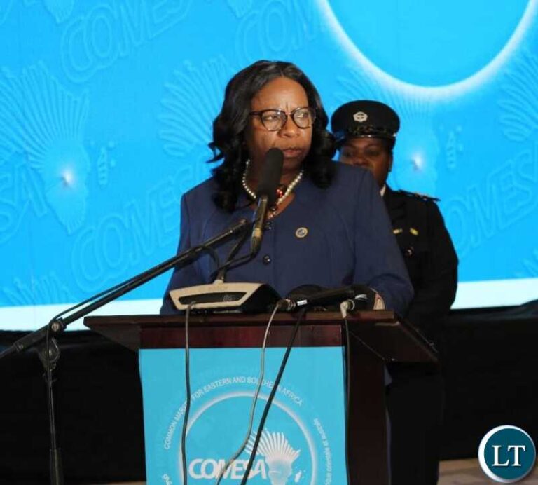 Zambia’s Vice President Mutale Nalumngo Calls for Peace and Stability in COMESA Region