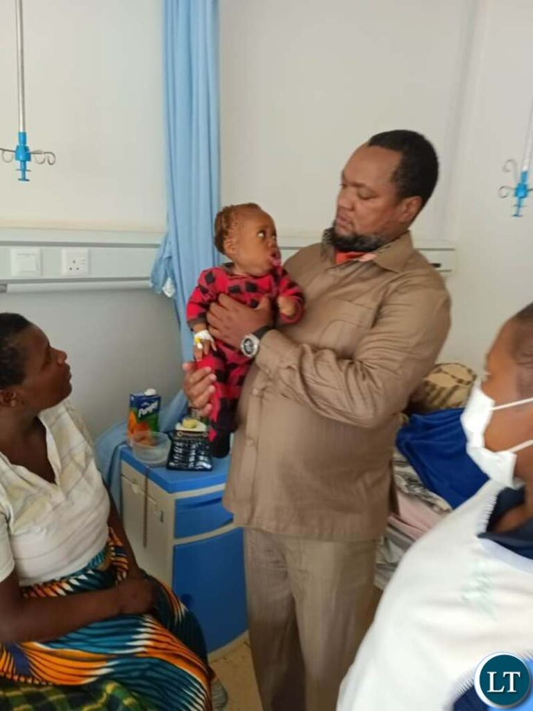 Matero MP Miles Sampa Takes Action for Baby Grace’s Health Crisis