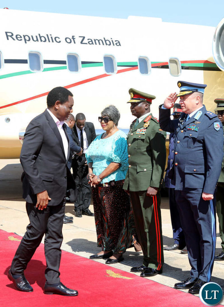 President Hichilema returns from Peace mission in Russia and Ukraine