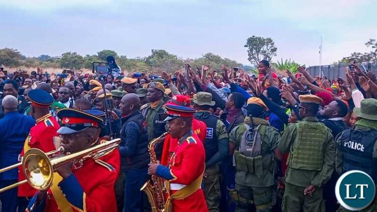 Lusaka Residents give President Hichilema  triumphant welcome