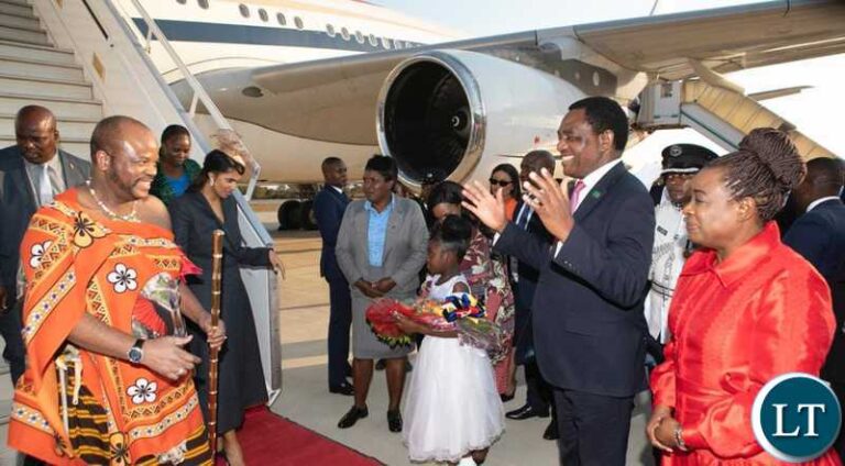 President Hichilema calls for strengthened ties with Eswatini