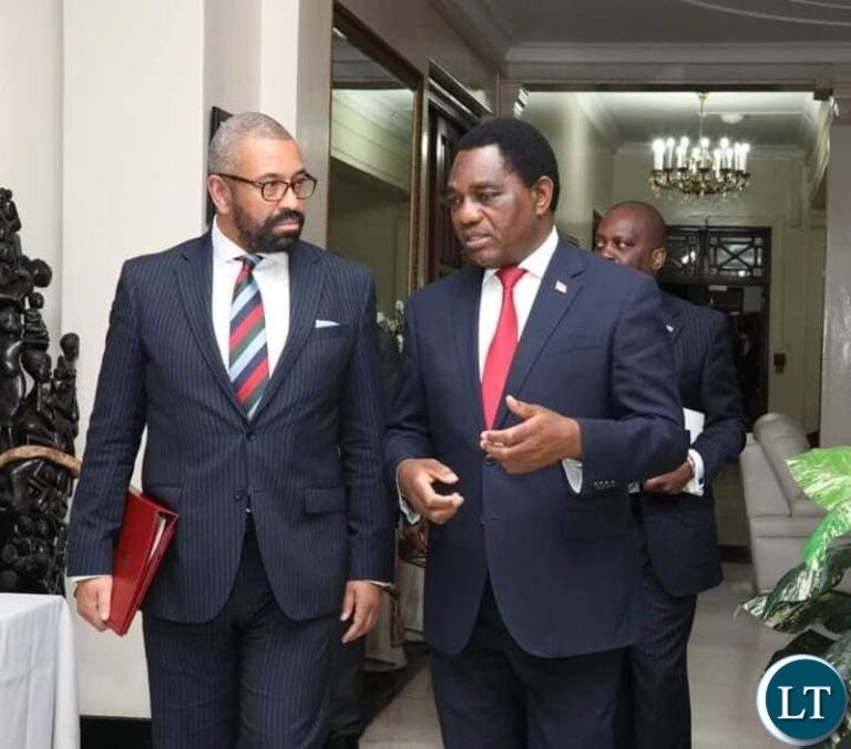 UK Foreign Secretary Meets President Hichilema to Strengthen Bilateral Ties