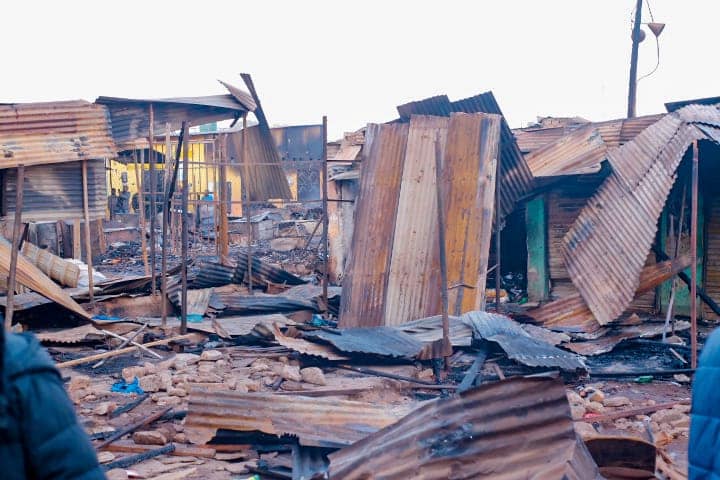 Nakadoli Market Gutted