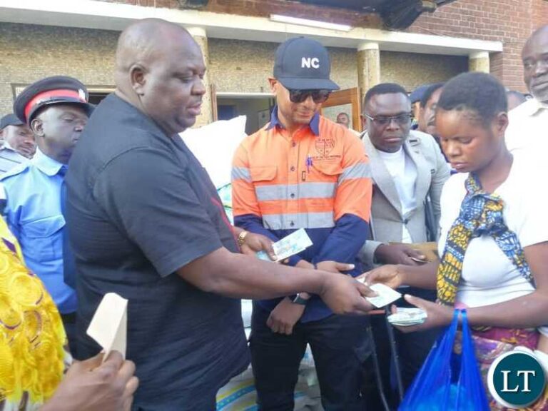 DMMU moves in to asssit Chisokone market fire victims