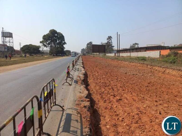 Minister Charles Milupi Inspects Progress on Lusaka-Ndola Dual Carriageway