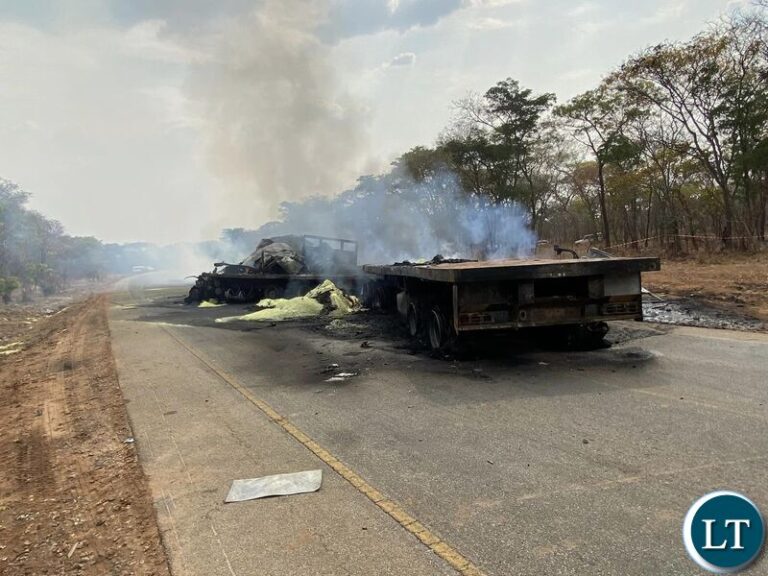 Tragic Head-On Collision Claims Two Lives in Fiery Blaze