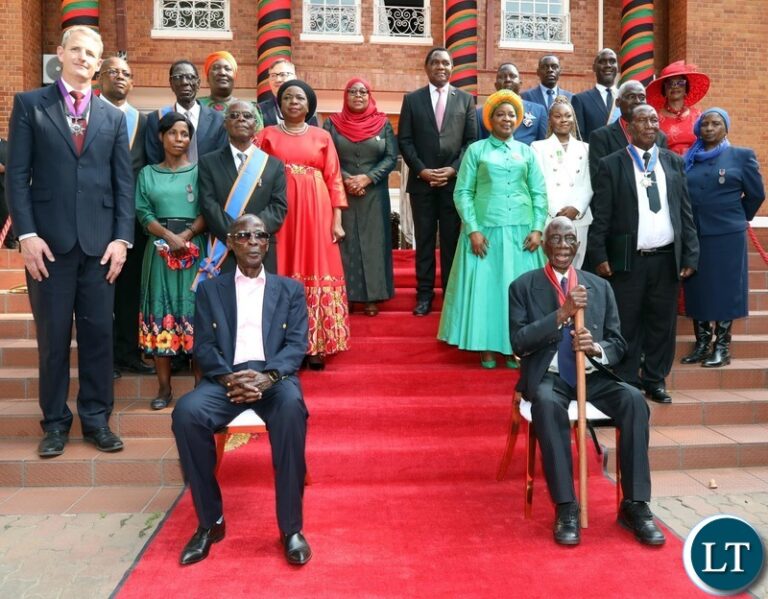 Chief Mpezeni,Sampa The Great and 13 others honored