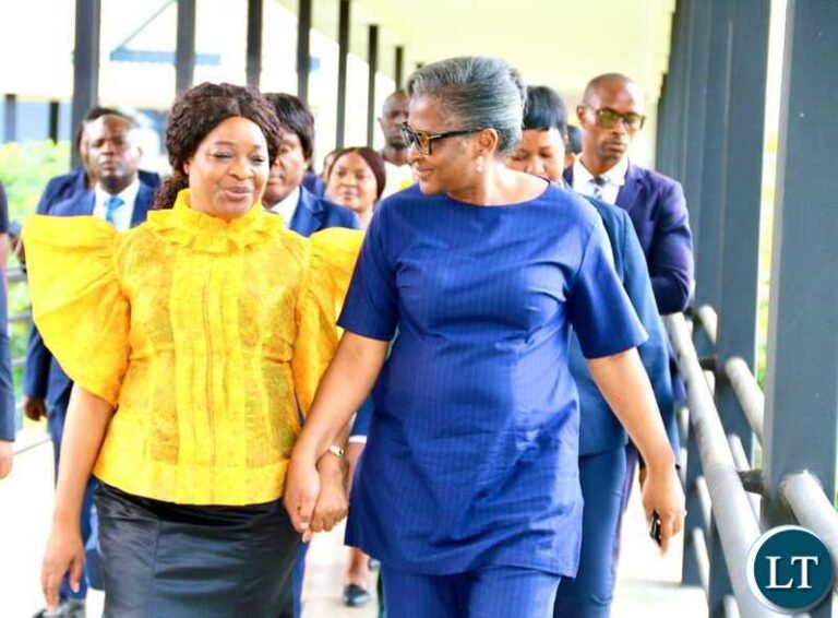 Namibian First Lady Monica Geingos Arrives in Zambia for Africa CDC Youth Pre-Conference