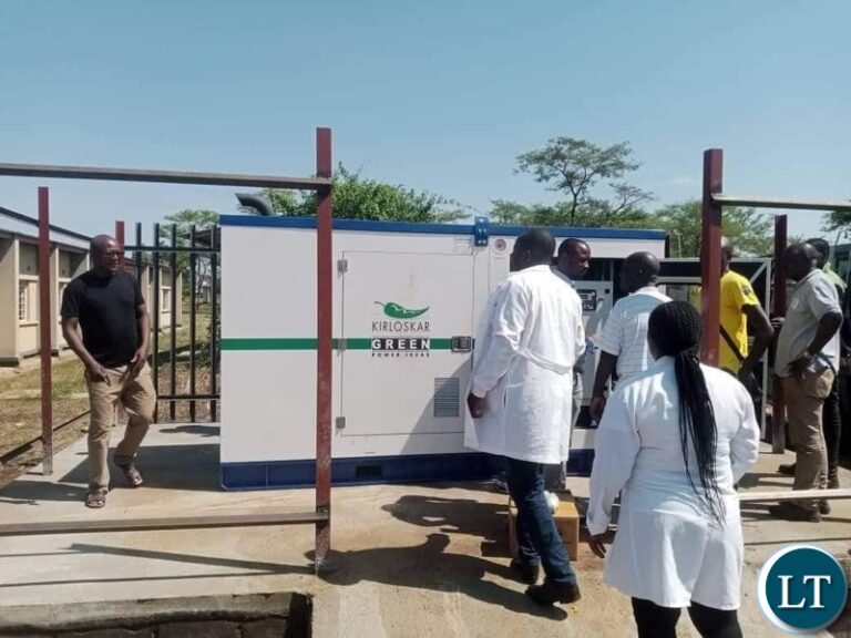Nyimba District Hospital Recieves New Standby Power Generator Under CDF