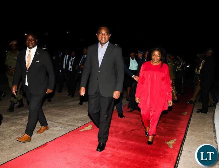 President Hichilema Leads Zambian Delegation to COP28 in Dubai