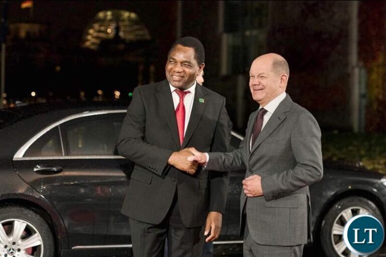 President Hichilema Engages German Chancellor in Bilateral Talks at G20 Summit
