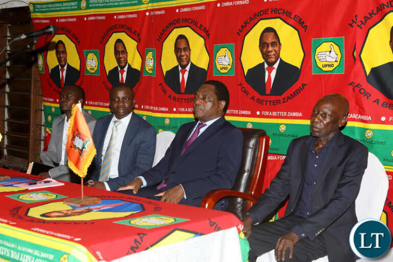 President Hichilema Commends UPND Northern Province Leadership
