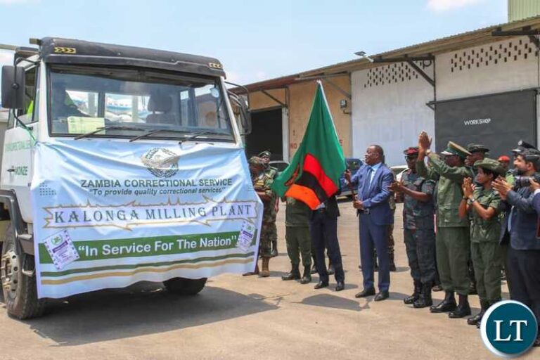 Zambia Correctional Service Launches Kalonga Mealie Meal Distribution