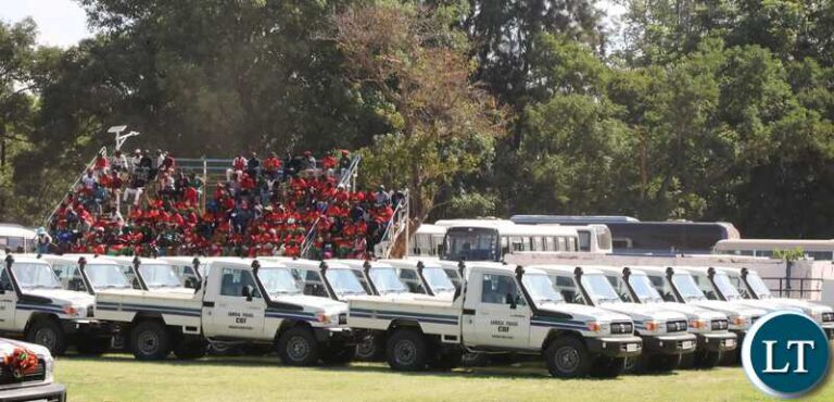 Boosting Law Enforcement: President Hichilema Hands Over 156 Police Vehicles Nationwide