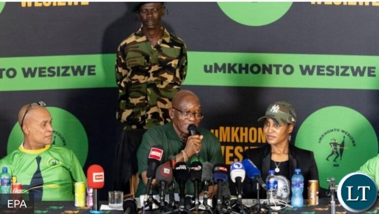 Former South African President Jacob Zuma Rejects ANC pledges to vote for Umkhonto Wesizwe