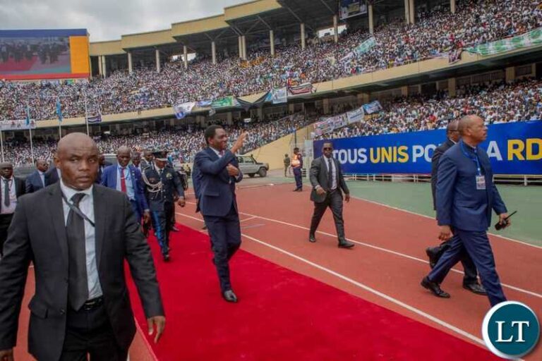President Hichilema Returns After Witnessing President Tshisekedi’s Inauguration in Kinshasa