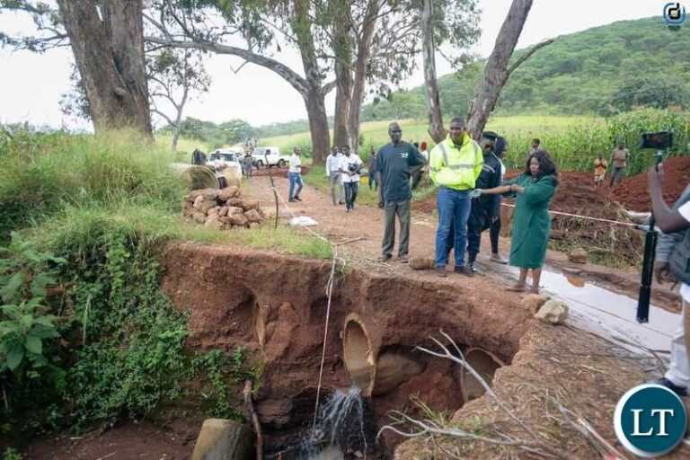 Magwero Cut Off as Dilika Bridge Culvert Partially Washed Away