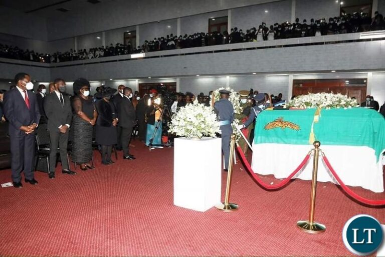 President Hichilema leads mourners at late Shikapwasha’s funeral