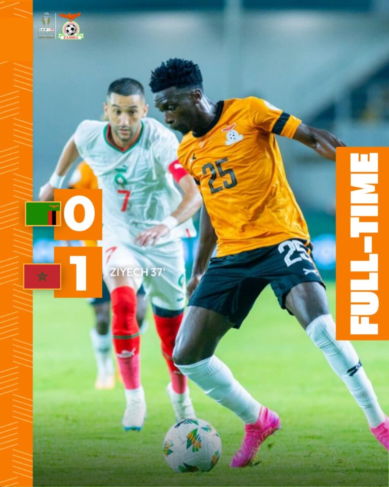 Morocco Secures Group F Top Spot with 1-0 Win Over Zambia, Sending Ivory Coast to the Last 16