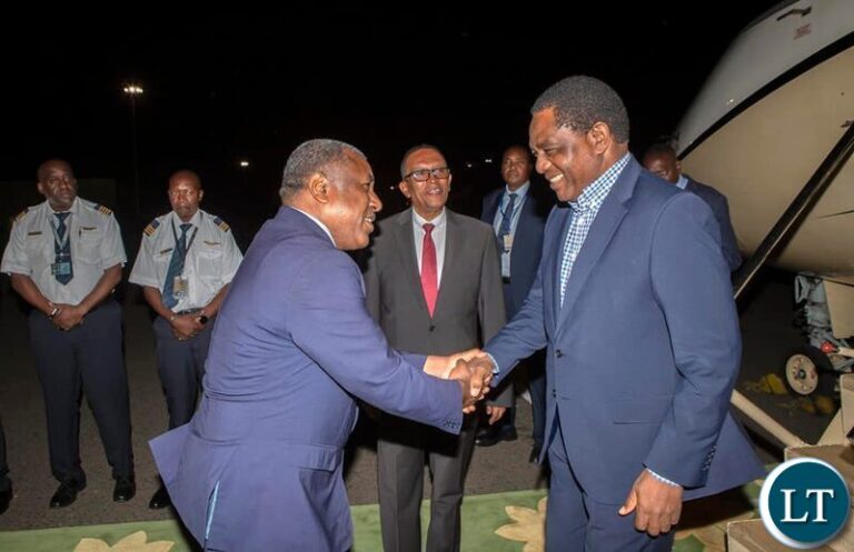 President Hichilema arrives in Ethiopia ahead to AU Summit