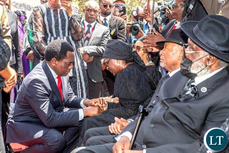 President Hakainde Hichilema Attended Burial of  Late Namibian President Dr. Hage Gottfried Geingob