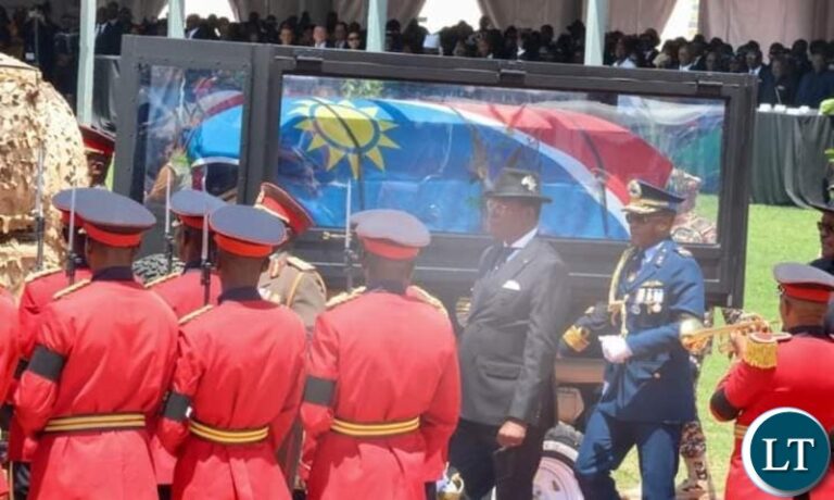 President Pays Tribute to Late Former President of Namibia