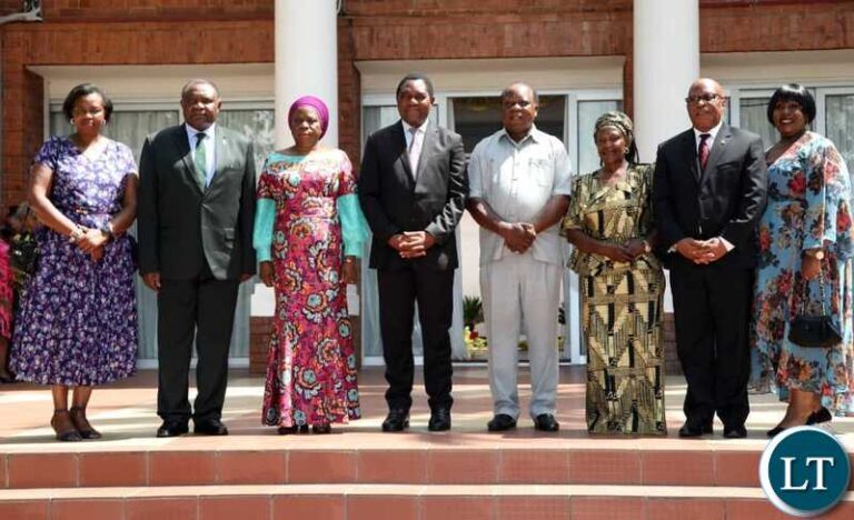 President Hichilema Acknowledges Former Vice Presidents’ Role in Nation Building