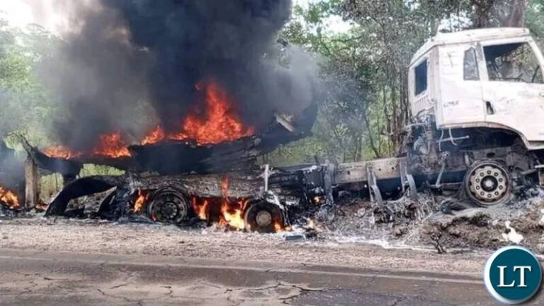 Driver Detained as Police Investigate Arson Case of Fuel Tanker in Nyimba District
