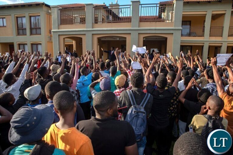 Students Pay President Hichilema a surprise visit at Community house