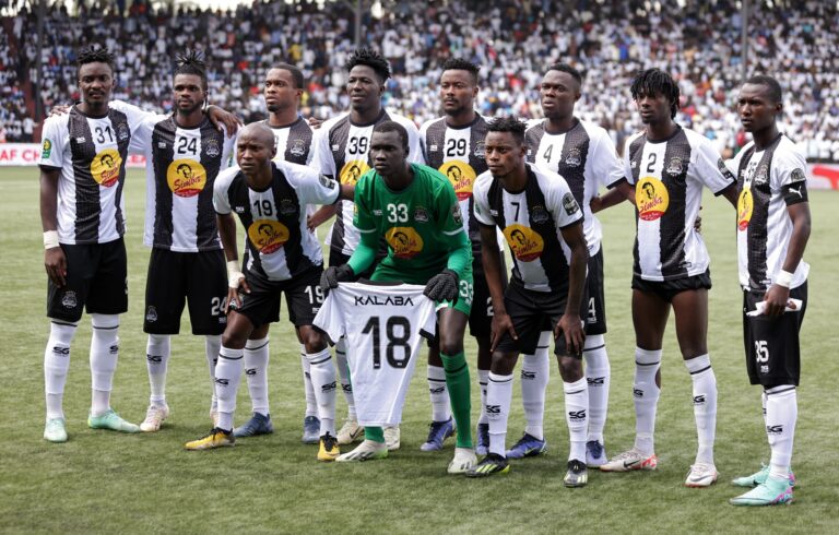 TP Mazembe players pay tribute to Rainford Kalaba