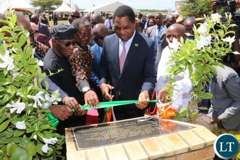 President Hichilema Commissions Agric Hub