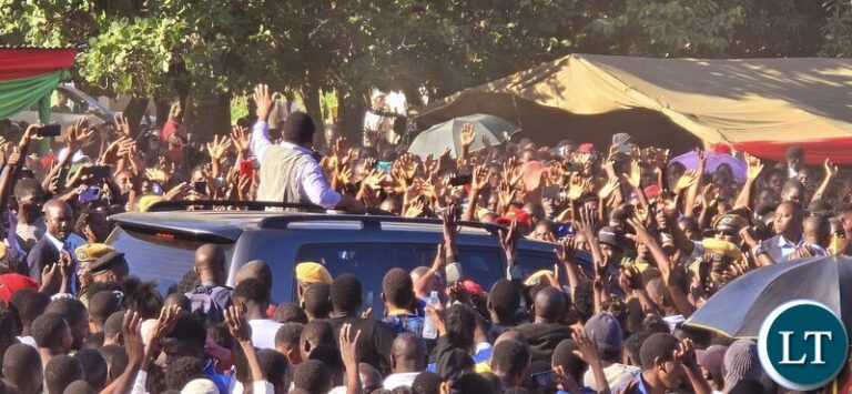 President Hichilema promises development in Zambezi