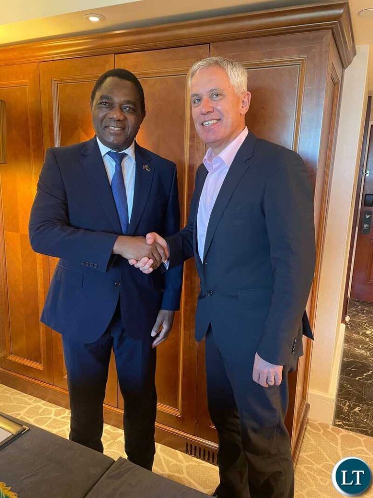 President Hichilema expresses gratitude to Amia Capital