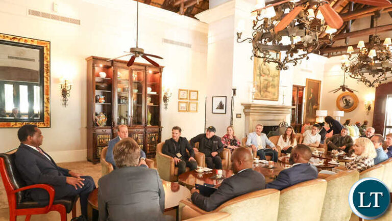 President Hichilema Meets with Global Business Leaders at YPO Conference in Livingstone