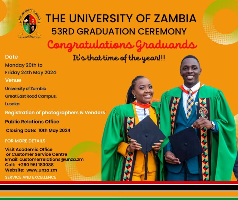 Postmortem: University of Zambia 53rd Commencement Ceremony Class of 2024
