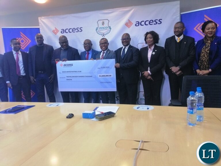 Zesco United Supporters Cheer Access Bank Sponsorship