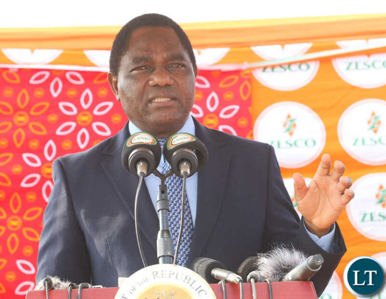 President Hakainde Hichilema Reiterate Government’s Resolve to Respond to Effects of Climate