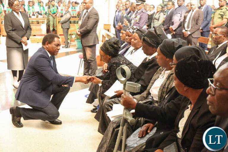 President Hichilema Paid Tribute to the Late Hon. Mr. Justice Annel M. Silungwe