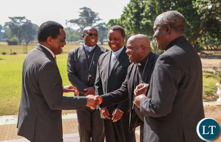 President Hichilema Pledges Rule of Law and Collaboration with Catholic Church
