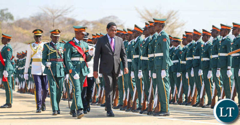 President Hichilema Commissions 459 ZNS Officers