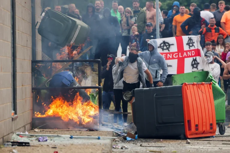 Rioters attack hotels used to house asylum seekers amid worst UK disorder in years