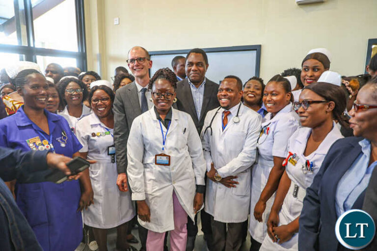 President Hichilema Commissions Chimwemwe Level One Hospital