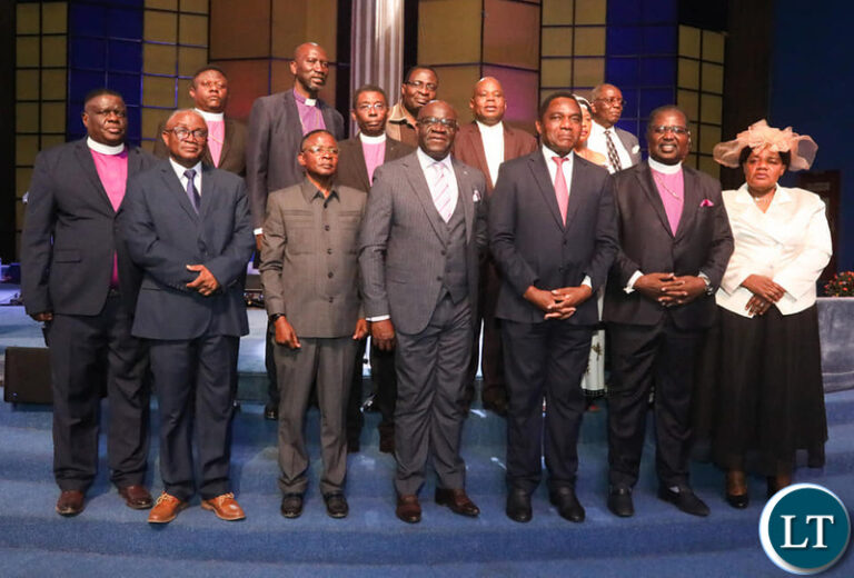 President Hichilema Commends EFZ on 60th Anniversary, Reaffirms Zambia’s Christian Values
