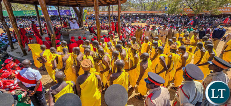 President Hichilema Graces Kulamba Traditional Ceremony, Calls for Climate-Smart Agriculture to Ensure Food Security