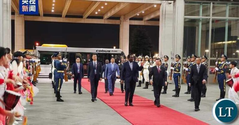 President Hichilema Arrives in Beijing for China-Africa Forum Summit