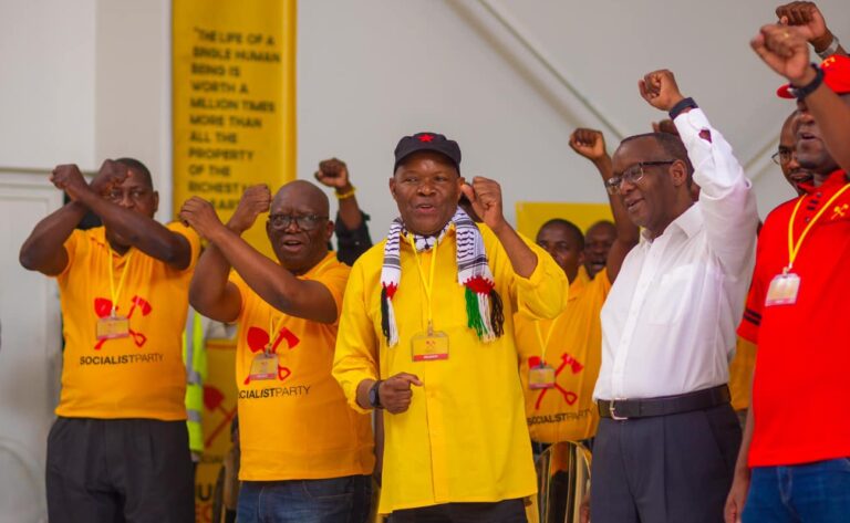 Fred M’membe Re-elected as Socialist Party President, Calls for Unity and Visionary Economic Ideas