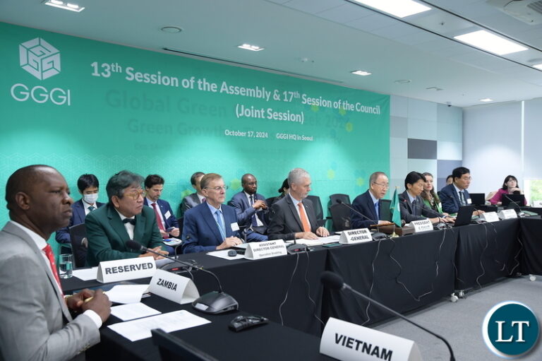 Mposha Intensifies Efforts to Attract Green Investments to Zambia at Korea meetings