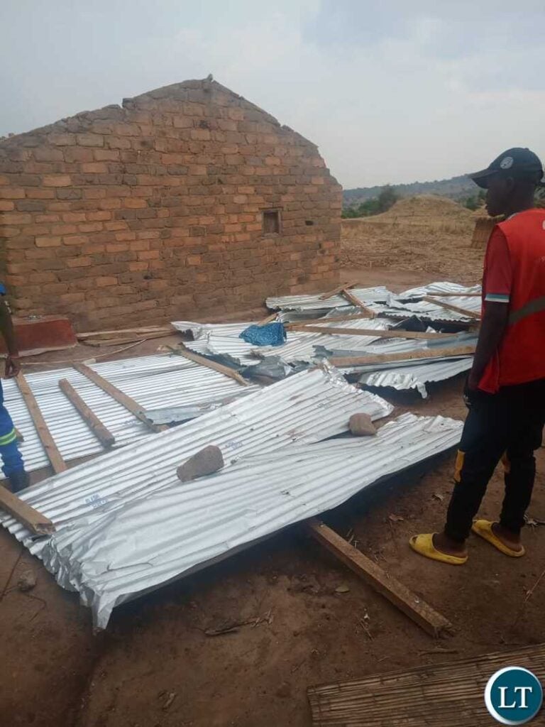 14 Houses Collapse Due To Heavy Rains Experienced In Mbala
